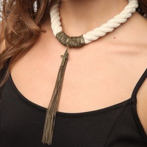 MFP x Urban Outfitters Rope and Cross Necklace